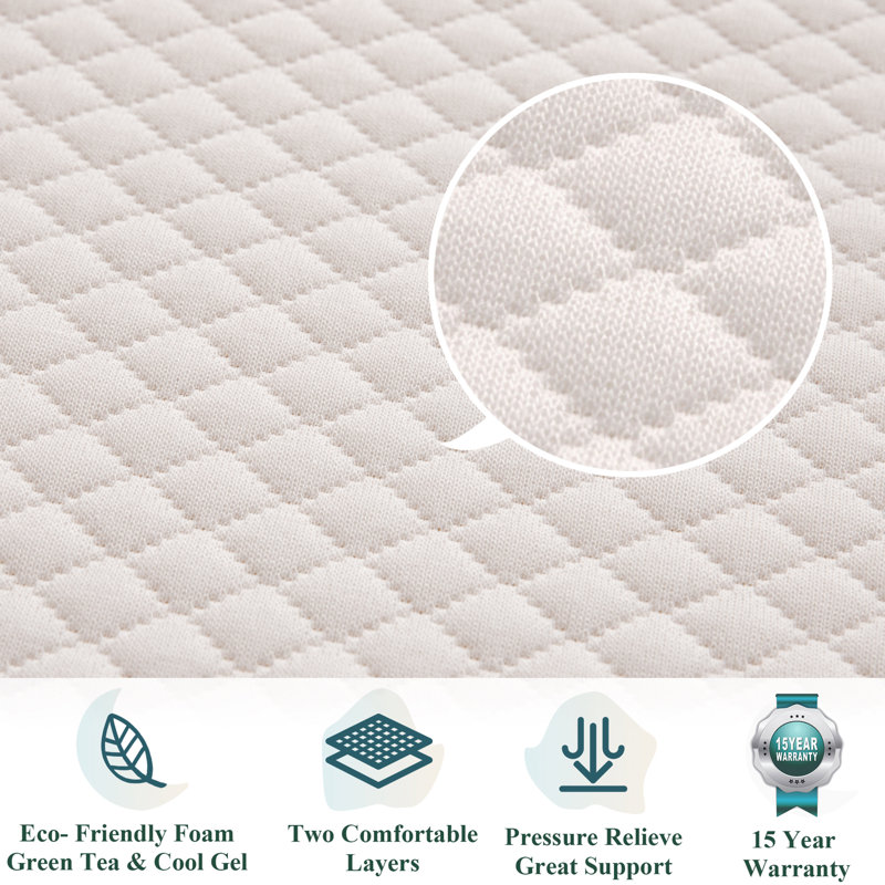 Alwyn Home Netherton 6in Gel Memory Foam Mattress & Reviews Wayfair